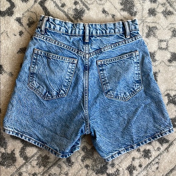 ZARA denim jean shorts size 4 - Picture 2 of 4